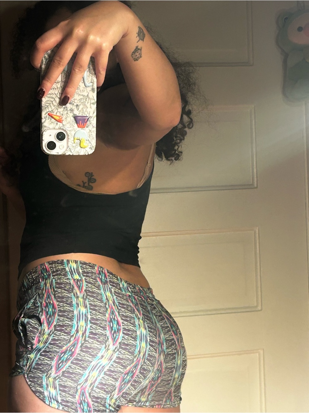 Ecote Multicolor Patterned Athletic Shorts